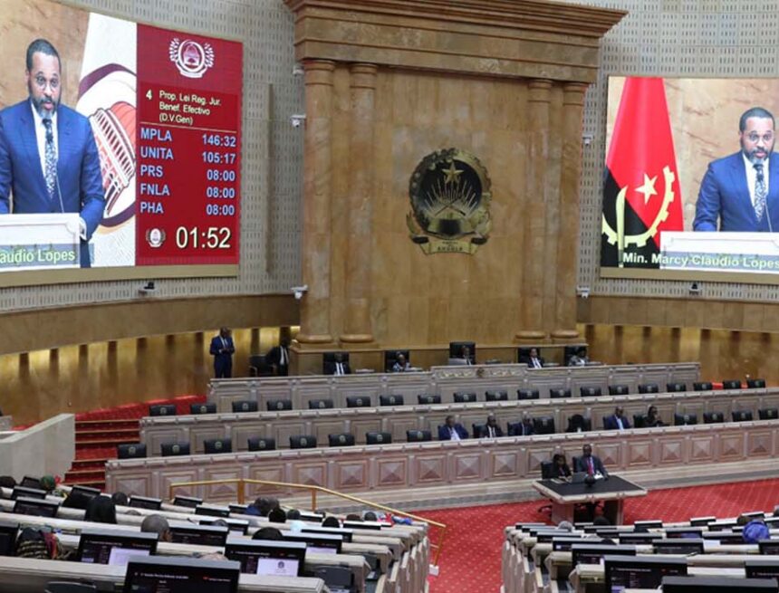 Angola: Parlamento aprova diploma para identificação de beneficiários efectivos e combate ao uso de “testas-de-ferro”